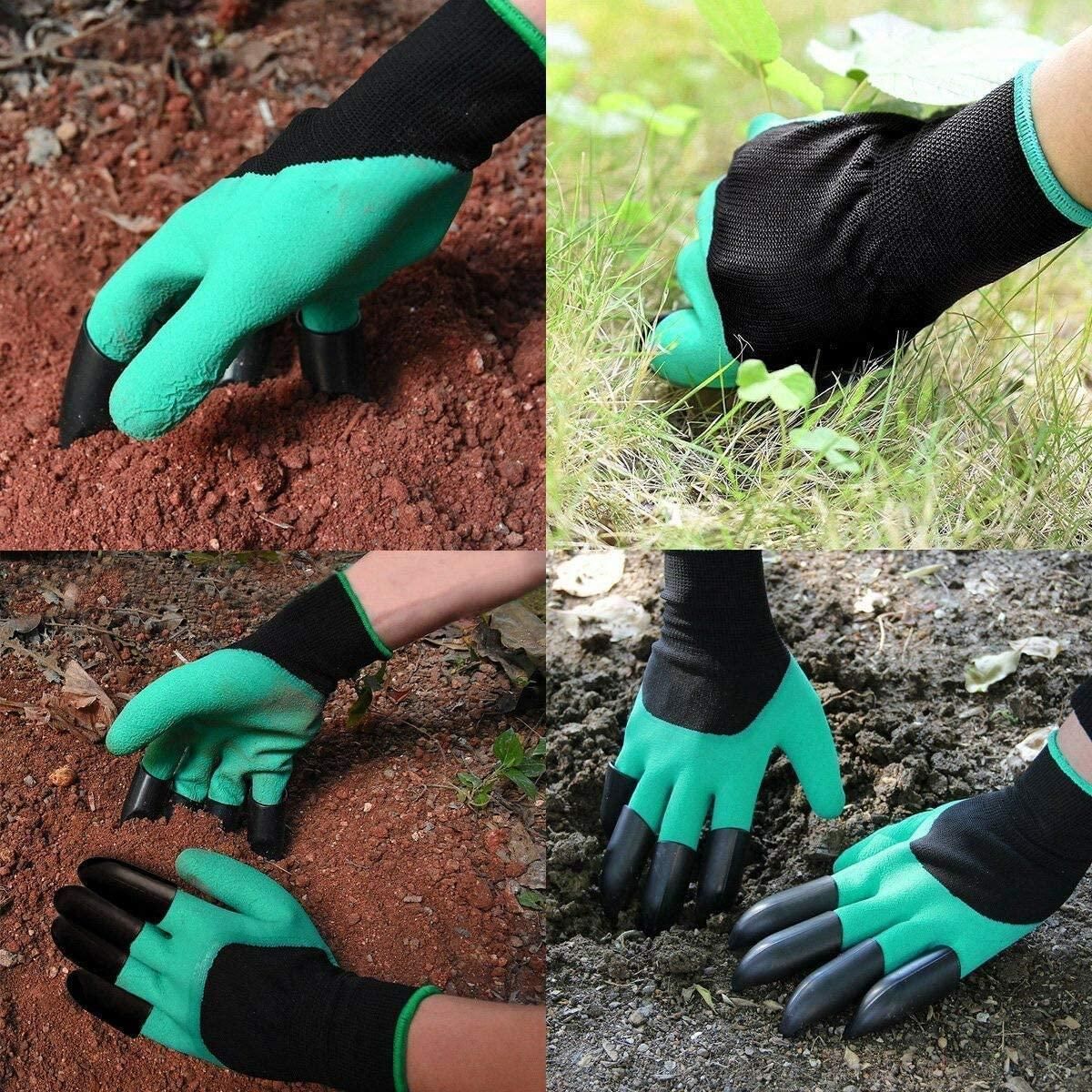 Green Thumb™ Gardening Gloves -  Waterproof Gloves with Claws for Digging, Planting & Weeding!! 🌱🧤